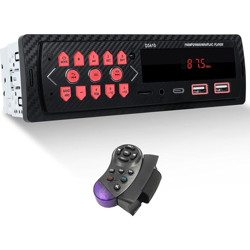 CAMECHO automobilinis radijas su 