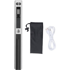 Nešiojamasis skeneris, nešiojamasis verslo skeneris su 3 skiriamosios gebos režimais, skirtas skeneriui, nuotraukoms, A4, dokumentams, paveikslams, kvitams, knygoms, JPG, PDF formatu, sidabrinis