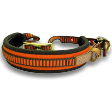 Niggeloh 011100021 Šunų apykaklė su antkakliu Oranžinė / Alyvinė S