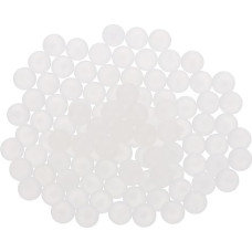QUARKZMAN 300 plastikinių guolių rutuliukų, 6 mm, kieti plastikiniai rutuliukai, tikslūs guolių rutuliukai, balti