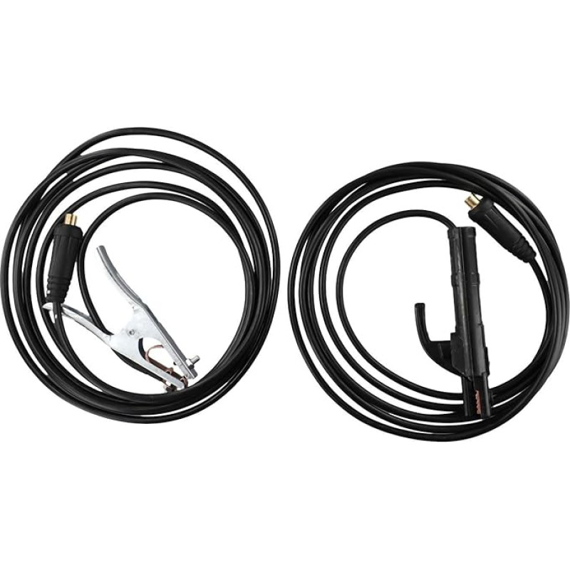 Eawfgtuw Professionelles Erdungskabel mit 300 A für Schweiß-Wechselrichter mit Kupferkonstruktion, hitzebeständiger Griff, rutschfestes Design, 5 m, 7 m Länge (5 m)