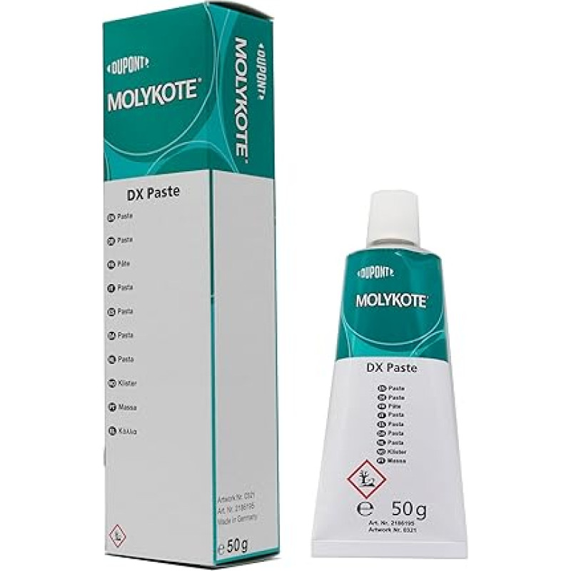 Molykote DX Paste 50g Lubricant White High Temperature Grease Lubricant Paste for Plastic Gears Watches Industrial Automotive