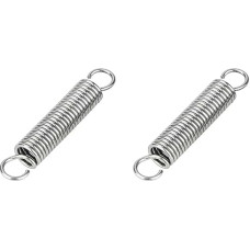 Verlängerte Druckfedern, Doppelhaken-Spannfeder 100 mm, Edelstahl-Doppelhaken-Torsionsfeder, Spannfeder für Maschinen, Möbel, 2 Stück