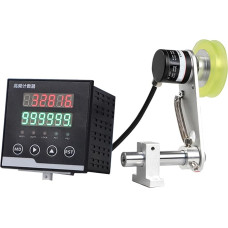 XCSCUK Mechanischer digitaler Längenmesserzähler, mit U-förmigem Rad, Längenmesserzähler, für genaues Textil, Stoff, Drucken