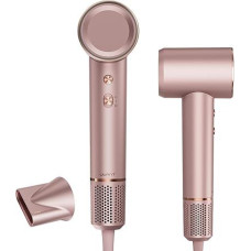 Uwant H100 plaukų džiovintuvas Joninis plaukų džiovintuvas Bešepetėlinio variklio plaukų džiovintuvas Tylus greitas džiovinimas Išmanusis temperatūros valdymas su magnetiniu antgaliu Tinka naudoti namuose ir kelionėse Rausva