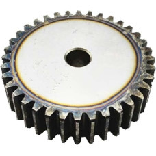 OINGHU krumpliaračių krumpliaračiai, 1 vnt. 1,5 modulio 38 dantų anglinio plieno cilindrinis krumpliaratis su diferencijuota platforma, galios perdavimo cilindriniai krumpliaračiai stelažams, 1,5 modulio 38 dantys (dydis : 16 dantų)