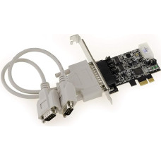 Kalea – Controleur PCIe Graphics Card Series RS232 Pos – 2x Ports COM UART with DB9 – Chipset: Oxford OXPCIe952 – Power Supply for the Ports RS232 5 V/12 V