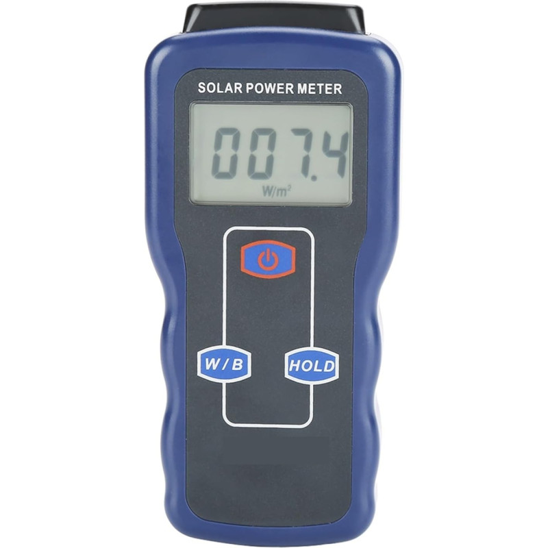 Tint Meter, Solar Energy Meter, 206 Digital Solar Energy Meter, Solar Radiation Meter, Test Machine, Solar Radiation Meter, Extremely Low Power Consumption