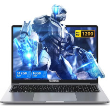 ACEMAGIC 16 Inch FHD Display Laptop, Quad-Core N-95 Processor up to 3.4 GHz (Beat N5095) Notebook Computer, 16GB DDR4 512GB SSD Notebook Computer with Metal Housing Support WiFi, BT5.0, 3 x USB 3.2