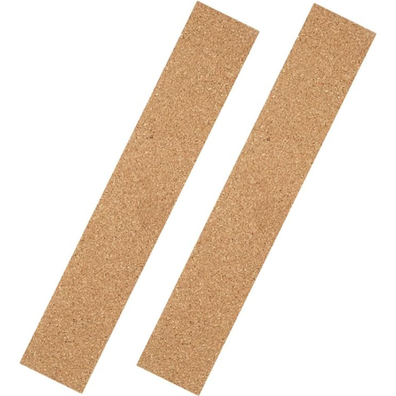 VILLCASE Pack of 2 Cork Strips Boards Barking Sign Push Tacks Memo Board for Wall Natural Frameless Strips Office Bulletin Strips Frameless Memo Board Strips Wall Strips Made of Cork