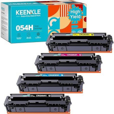 054H 054 CRG-054H CRG-054 Suderinama su Canon 054H tonerių rinkiniu 054 kasetė i-SENSYS MF643Cdw MF641Cw MF645Cx LBP623Cdw LBP621Cw MF642Cdw MF644Cdw LBP622Cdw w MF640C juoda žydra geltona purpurinė 4 pakuotės