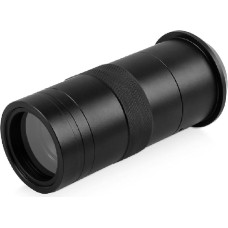 Waveshare 100X Microscope Lens for Raspberry Pi, C/CS Mount, Metal, Black, LED, 0.12X ~ 1.8X Optical Magnification, Compatible with Raspberry Pi HQ Camera