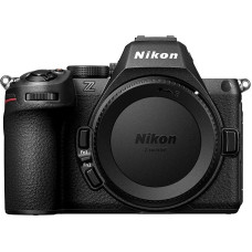 Nikon Z5II viso kadro 24,5 MP jutiklis Poslinkio vaizdo stabilizatorius (5 ašys), motyvų aptikimas, 3D sekimas, nemokama debesijos paslauga