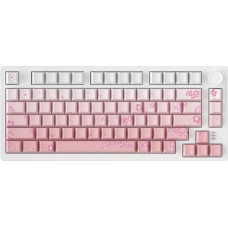 DAREU EK75PRO Sakura Pink žaidimų klaviatūra belaidė, 75% RGB 