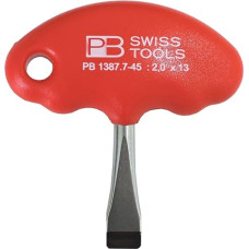 PB SWISS TOOLS Film Tool PB 1387 | 100 % šveicariška gamyba | Specialus T formos rankena skirtas atsuktuvas fotoaparatų varžtams su grioveliais