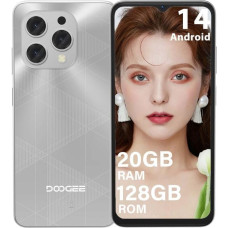 DOOGEE N55 Plus (20GB + 128GB) Smartphone Without Contract Android 14 6.56 Inch HD+ IPS Octa Core Hndy Without Contract, 5150 mAh, 13MP + 8MP, Dual SIM 4G Mobile Phone Cheap 5G WiFi Simlock-free