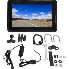 Motociklų GPS navigacijos įrenginys, 7 colių jutiklinis ekranas, motociklų GPS multimedijos grotuvas, 