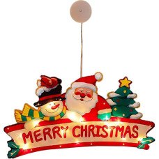 Anhänger - batteriebetriebene Anhänger mit Saugnapf, klein, warmweißes Licht, ideal für Weihnachtsdekoration, einfache Installation mit Saugnapf