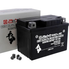2EXTREME 12V 5Ah SLA4L-BS Motorcycle Battery, Maintenance-Free, Sealed and Pre-Charged, Compatible with YTX4L-BS, YTX5L-BS, 50411, GTX5L-BS, 504011002 Scooter Quad Moped