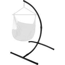 Goutime Hanging Chair Frame Hammock Chair Stand Only Hammock Stand C Shape for Indoor Outdoor Hanging Egg Swing Chair / Rattan Swing Seats, Maximum Load 158 kg (Frame Only, without Hanging Chair)