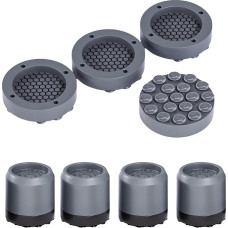 NPXUAMTJ 8piece Plastik Antislip Matten Stoßdämpfungspads Für Unterlegscheiben Und Trockner Um Schütteln Zu Minimieren Und Die Stabilität Zu Verbessern