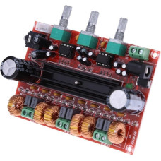 DollaTek TPA3116D2 2x50W + 100W 2.1 kanalo skaitmeninio žemų dažnių garsiakalbio galios stiprintuvo plokštė DC12V-24V