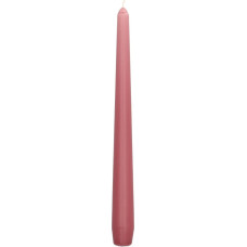 Papstar 88727 Tapered Candles, Diameter 2.2 cm, 25 cm, Dusky Pink, Pack of 50
