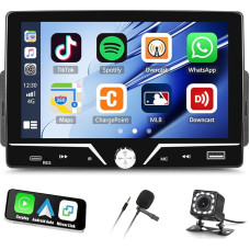 1 DIN automobilinis radijas su 