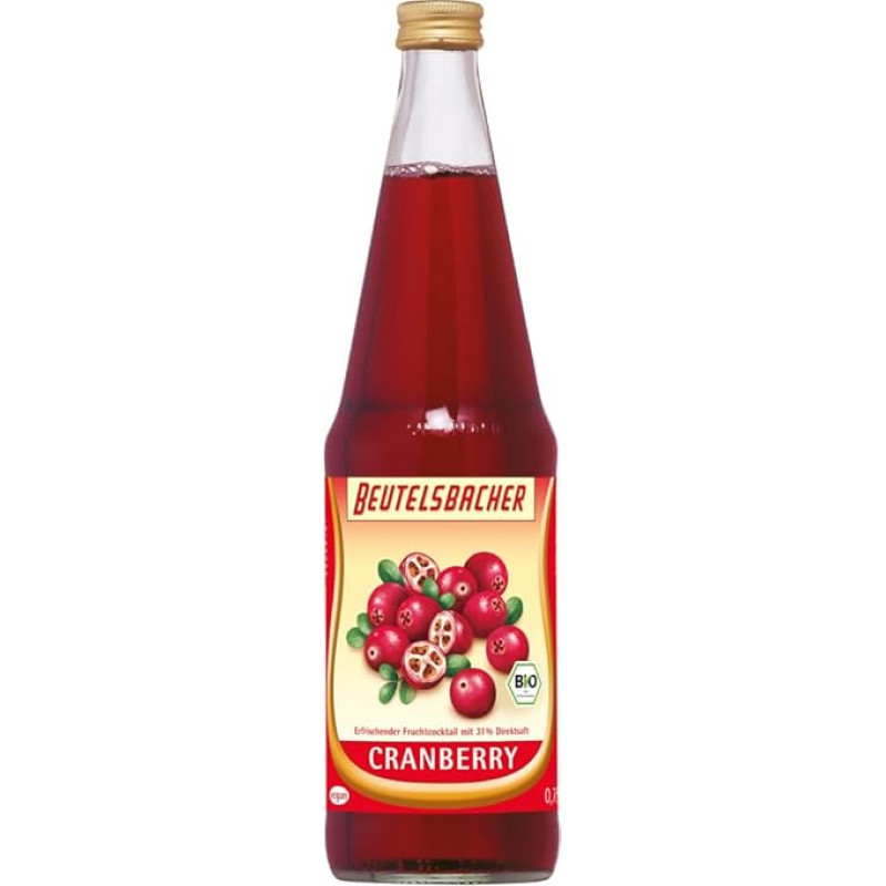 Ekologiškos spanguolės 1 x 0,70 l