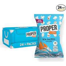 PROPERCORN Lightly Sea Salted Popcorn 20g (Pack of 24)