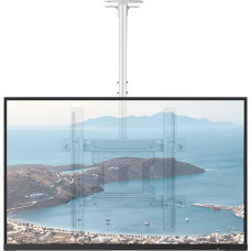 JXMTSPW Ceiling TV Mount for 42-75 inch Flat Curved Screens, Full Motion Ceiling TV Mount, Max VESA 400 x 400mm, Holds up to 50kg, Tilt, Swivel,