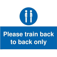 Please train back to back only