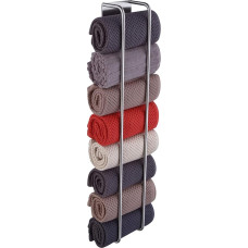 HomeHeng Y01-60BN Svečių rankšluosčių laikiklis 60 cm Savarankiškai lipnus be gręžimo Rankšluosčių bėgis Šlifuotas nikelio nerūdijančio plieno rankšluosčių laikiklis Vonios kambarys