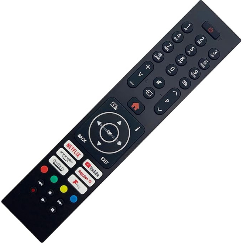 Genuine RC45137P TV Remote Control Compatible with Logik/Nordmende/Techwood L32SHE22 ARTX55UHD 65AO11UHD Smart HD HDR LEDs