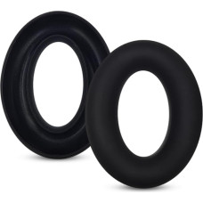 umvowuxa QC45 Silikon-Ohrpolster für Bose QuietComfort 15 QC15 QC25 QC2 QC35 QC45/Ae2 Ae2i Ae2w Kopfhörer, Ohrpolsterschutz, Kopfhörer-Zubehör, rutschfest, waschbar (schwarz)