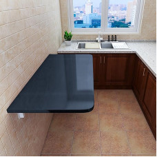 Klappbarer Wandtisch - Platzsparender Computertisch für Küche, Waschküche, Restaurant, stilvolles und vielseitiges Drop-Leaf-Design für kleine Räume