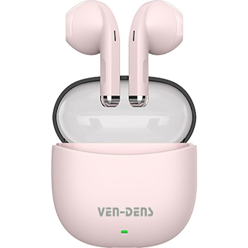 Kabellose Ohrhörer für Samsung Galaxy S24 FE Plus Ultra / A56 A36 A26 A16 A15 5G A25 A35 A55 / S23 FE, kabellose Bluetooth 5.3Ohrhörer mit Mikrofon, Ladehülle, HiFi-Stereo-Sound-Headset, Pink