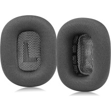 Sinowo Upgraded Ear Pads for Apple AirPods Max Headphones, Mesh Replacement Ear Pads with Memory Foam and Magnet, Closer to Original (Black)