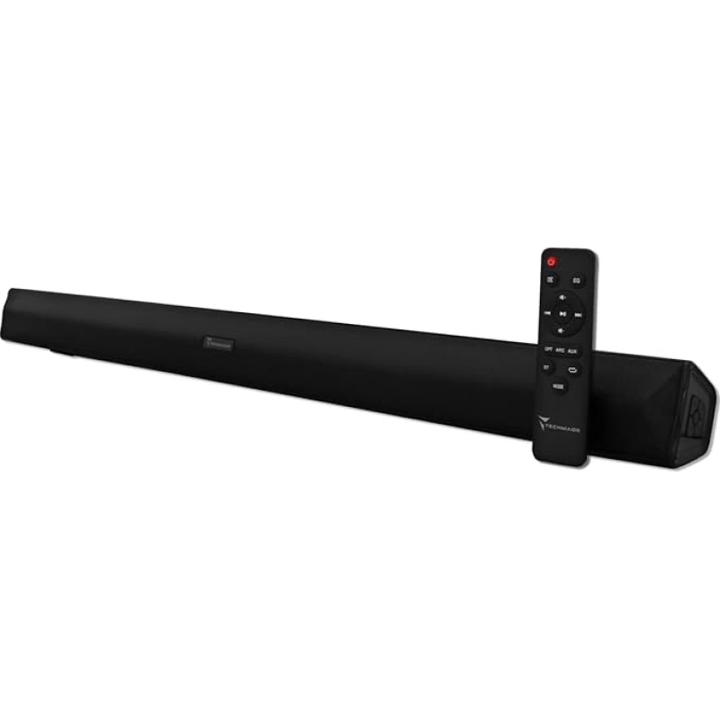 TECHMADE Soundbar TV Wireless LED Light 60 Watt USB HDMI Optical AUX