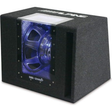 Alpine Electronics BANDPASS GEHÄUSESUBWOOFER (4Ohm), SBG 1244BP, Schwarz