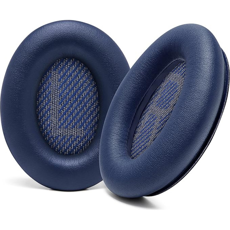 WC Wicked Cushions Replacement Ear Pads Compatible with Bose QuietComfort 35 (QC35) & QuietComfort 35ii (QC35ii) Headphones & More - Improved Comfort & Durability | Midnight Blue