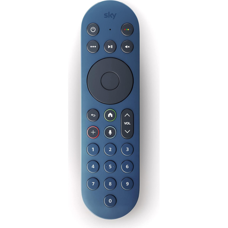 Sky Glass Ocean Blue TV Remote Control