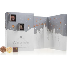 Advent Calendar – Elegant Chocolates | Chocolate | Adult | Christmas Calendar | Christmas | Men | Women | Man | Woman | Luxury | Silver | Advent | Dad | Mum | Customer | Employee | Girlfriend