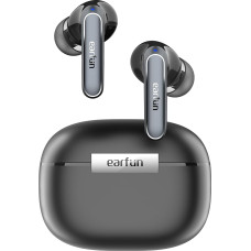 EarFun Air 2 Wireless Bluetooth Headphones In Ear, Hi-Res Audio, LDAC, 10 mm Wool Audio Driver, EQ, 4 HD Micros Calls, Bluetooth 5.3, Multipoint, 40 Hours Long Battery, Wireless Charging, Game Mode,