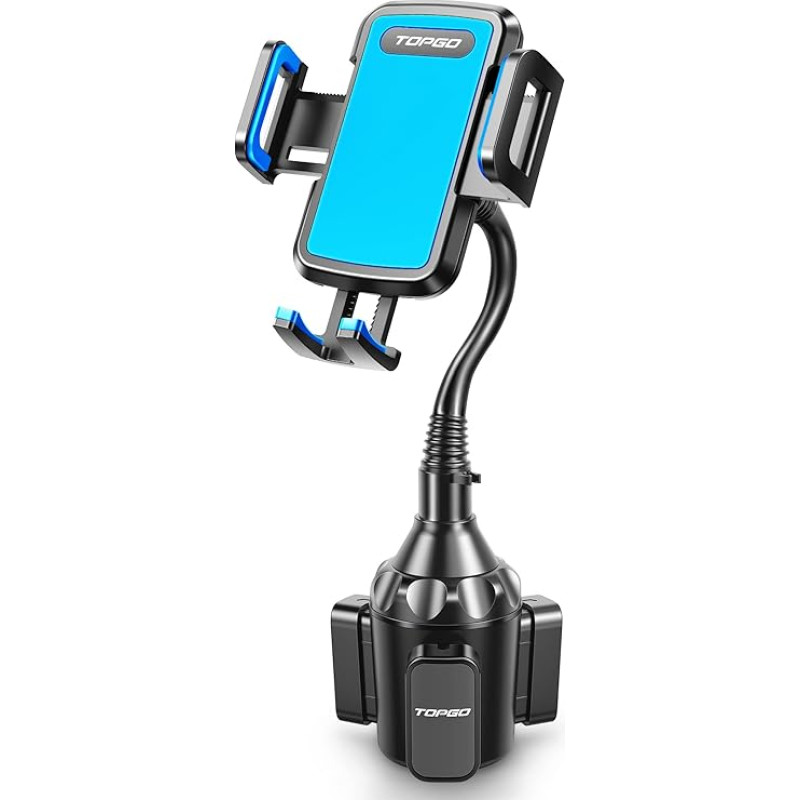 Car Cup Holder, Phone Holder, Adjustable Gooseneck Cup Holder for Smartphones