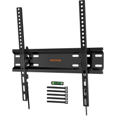 TV Wall Mount Tilting TV Wall Mount WHYFONE TV Mount Wall Universal TV Mount for 26-60 Inch Flat & Curved LED/LCD/OLED/Plasma TVs up to 45 kg Max. VESA 400 x 400 mm