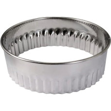 Gobel 880001 Box Round Fluted Designs 8 Pieces Stainless Steel