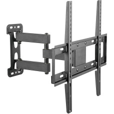 RICOO S7644 TV Wall Mount Swivelling Tilting for 32-55 Inch Universal TV Mount for Wall Mount TV 55 Inches up to 35 kg with Max. VESA 400 x 400 mm