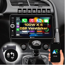 DYNAVIN Android Car Radio Sat Nav for Peugeot 3008 5008, 9 Inch Radio with Wireless Carplay and Android Car, Head-up Display, Includes DAB+: D9-PG3008 Premium Flex