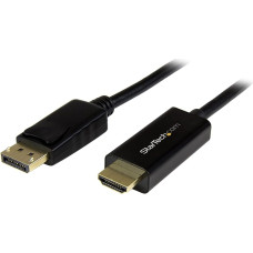 StarTech.com DisplayPort to HDMI Cable - 5 m - DP to HDMI Adapter with Cable - Ultra HD 4K 30Hz - M/M